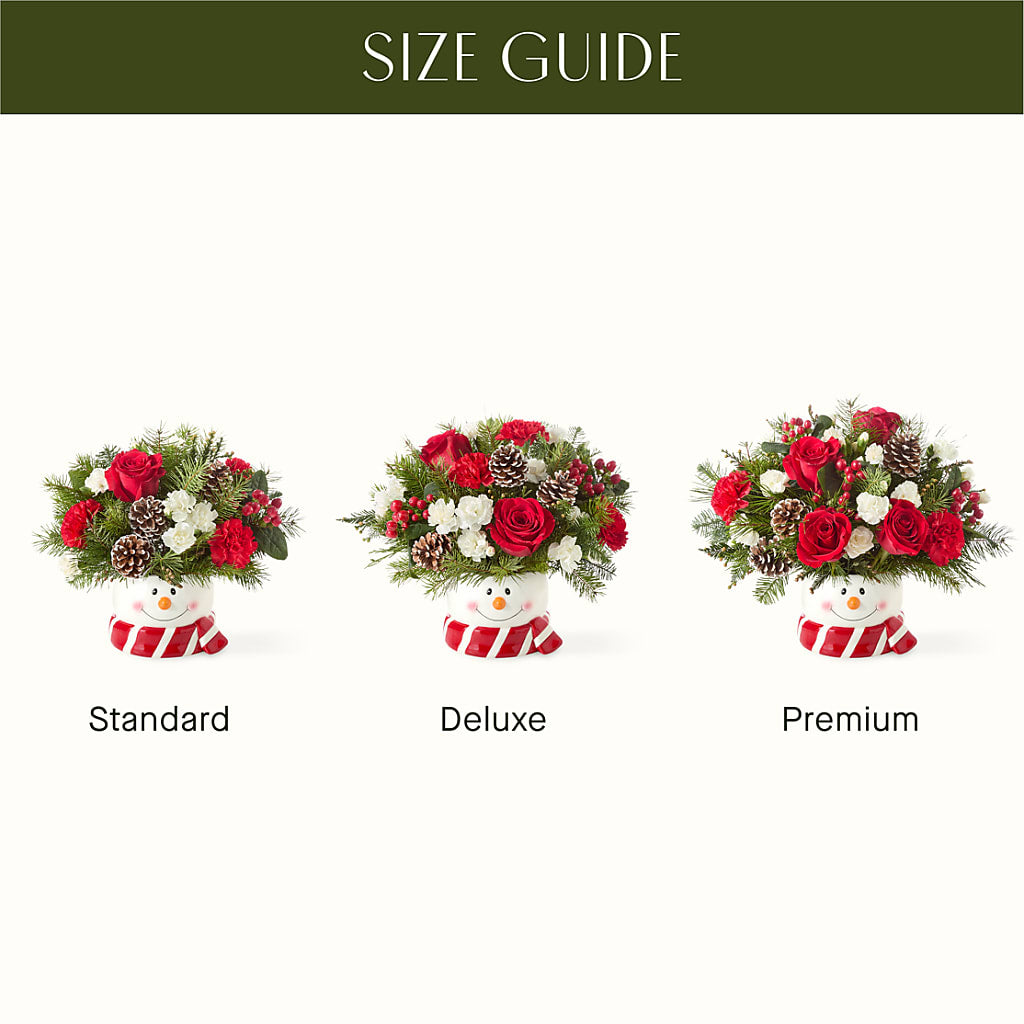 Jolly Snowman Bouquet – BLOOM & CO, Gulfport FL