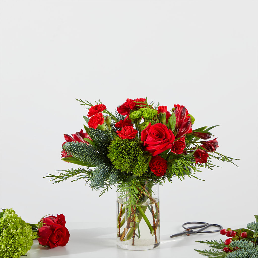 Merry Moment Bouquet – A Florist Original – BLOOM & CO, Gulfport FL
