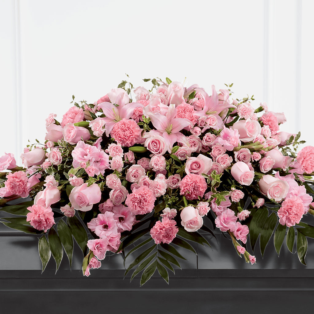 Garden of Comfort Casket Spray (Standard) – BLOOM & CO, Gulfport FL