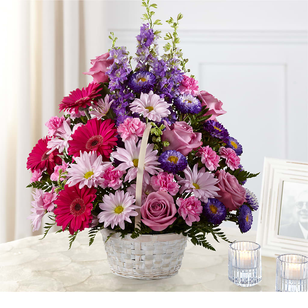 Pastel Peace Basket – BLOOM & CO, Gulfport FL