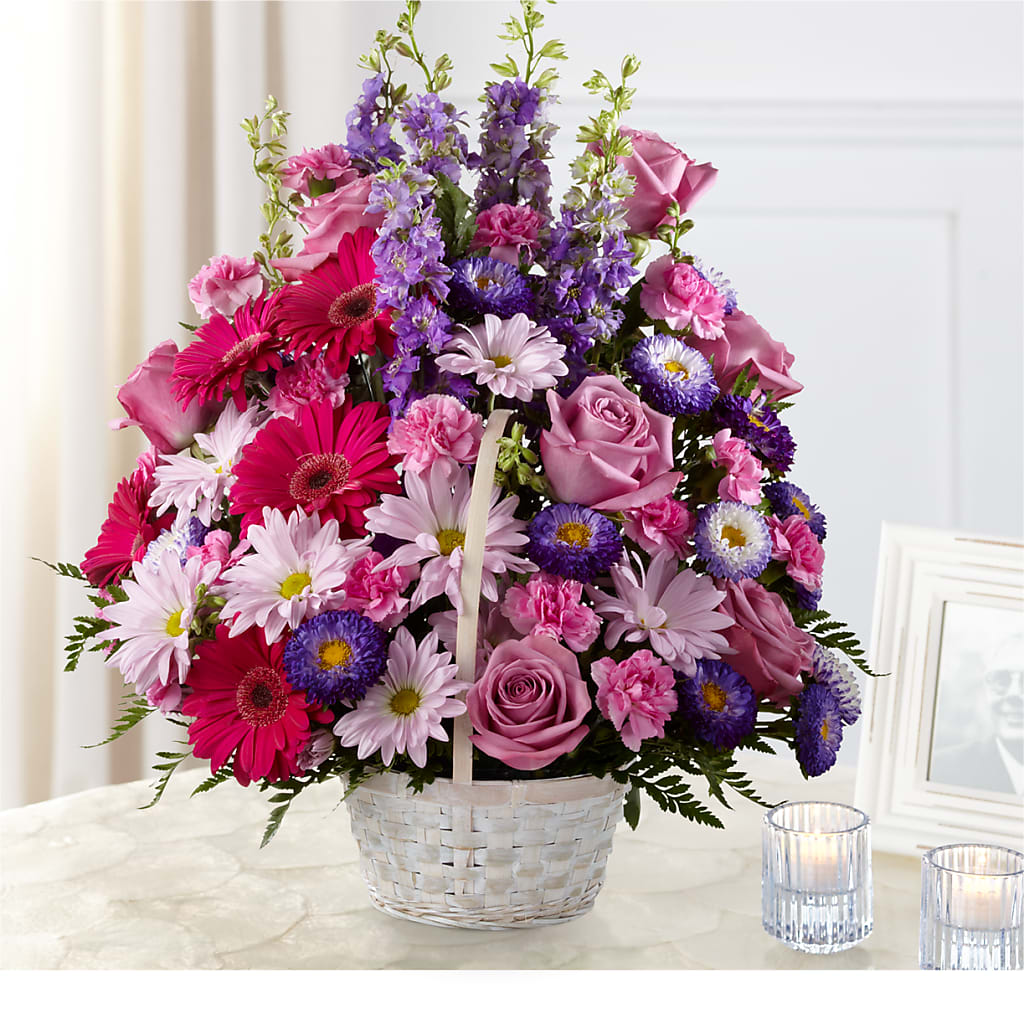Pastel Peace Basket – BLOOM & CO, Gulfport FL