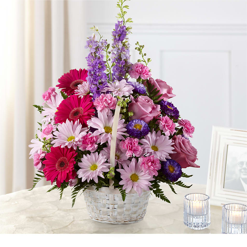 Pastel Peace Basket – BLOOM & CO, Gulfport FL