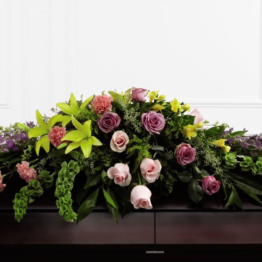Forever Beloved Casket Spray – BLOOM & CO, Gulfport FL