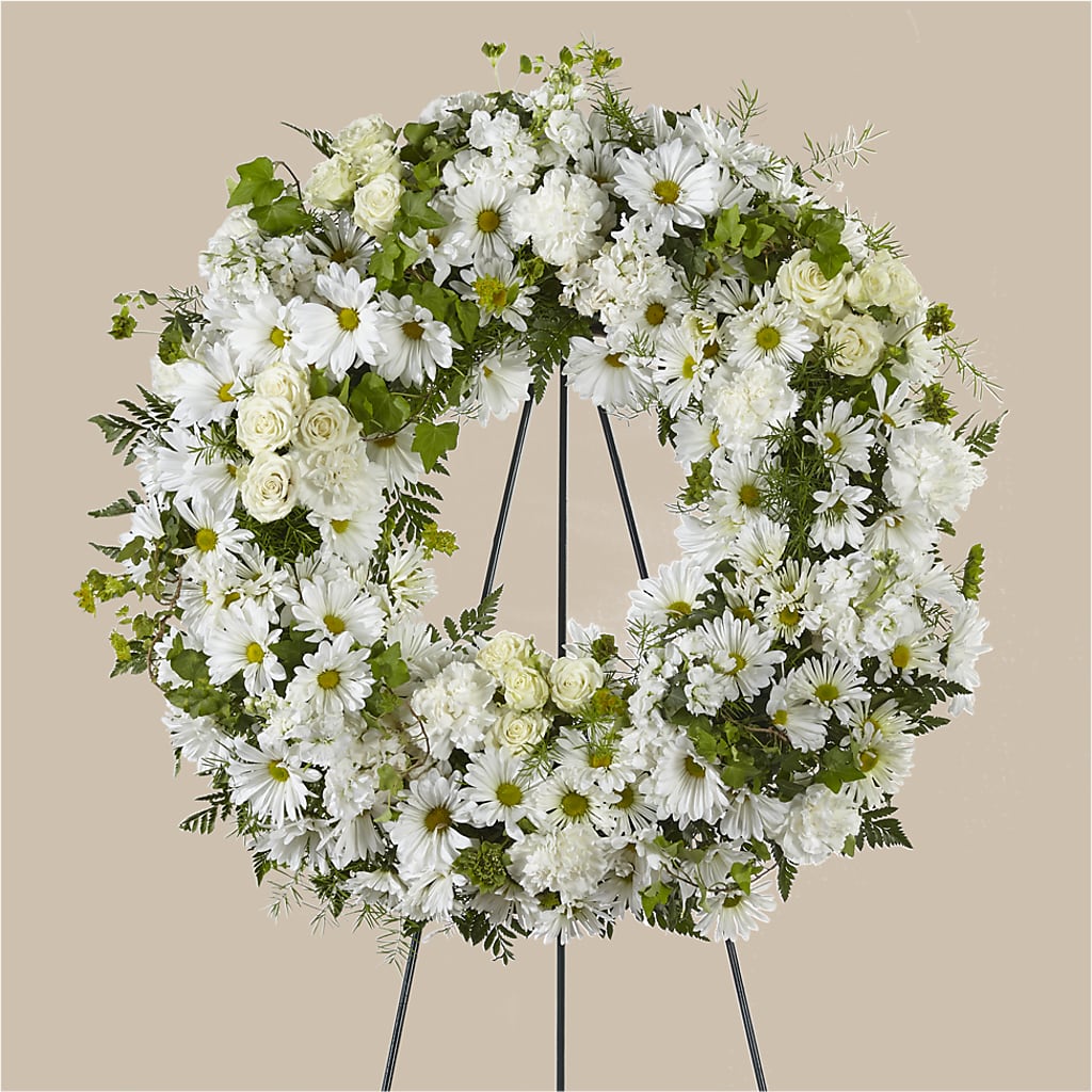 Faithful Wishes Wreath – BLOOM & CO, Gulfport FL