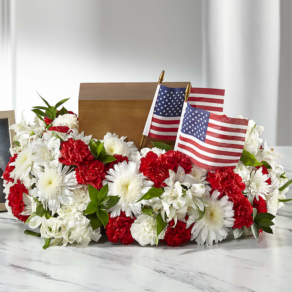 Spirit of Patriotism Cremation Adornment – BLOOM & CO, Gulfport FL