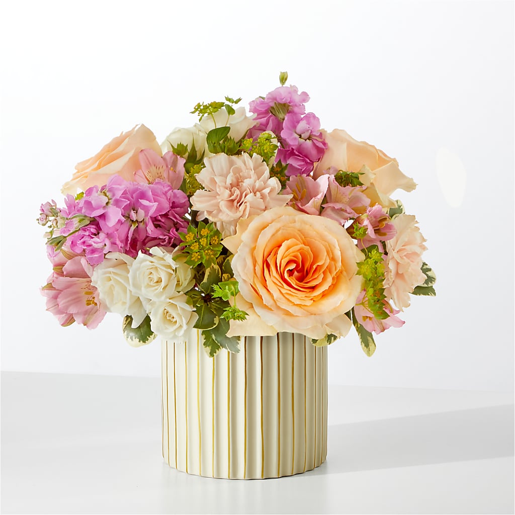 Paradise Bouquet with Ivory Vase – BLOOM & CO, Gulfport FL