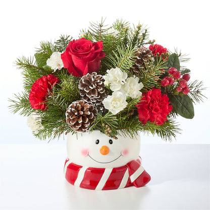 Jolly Snowman Bouquet – BLOOM & CO, Gulfport FL