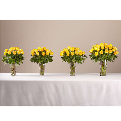 Long Stem Yellow Rose Bouquet – BLOOM & CO, Gulfport FL