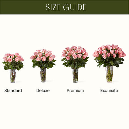 Long Stem Pink Rose Bouquet – BLOOM & CO, Gulfport FL