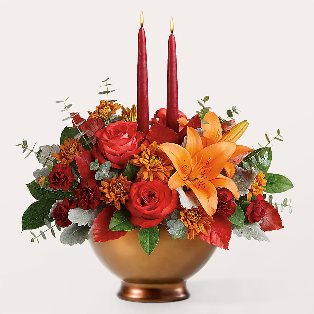 Fruits of Fall Centerpiece – BLOOM & CO, Gulfport FL