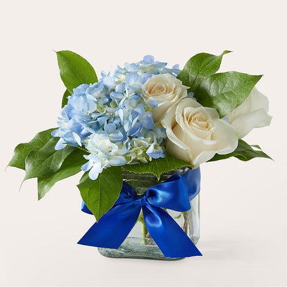 Sky Blue Delight Bouquet – BLOOM & CO, Gulfport FL