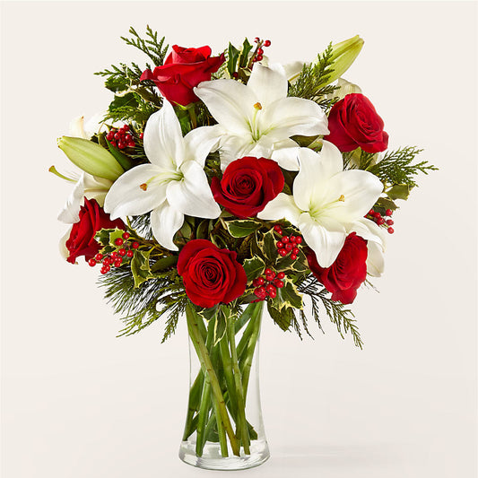 Sparkling Snowflakes Bouquet – BLOOM & CO, Gulfport FL