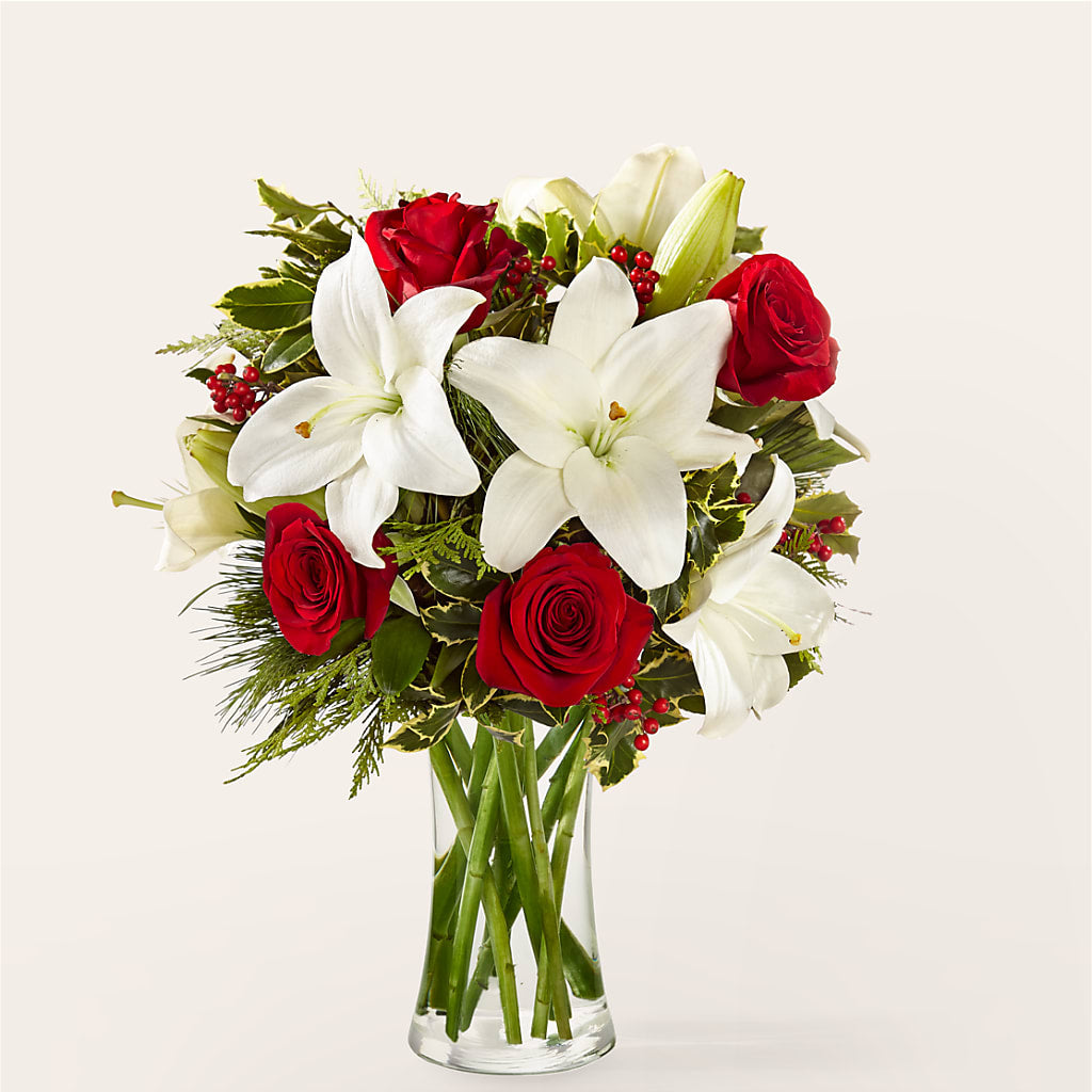 Sparkling Snowflakes Bouquet – BLOOM & CO, Gulfport FL