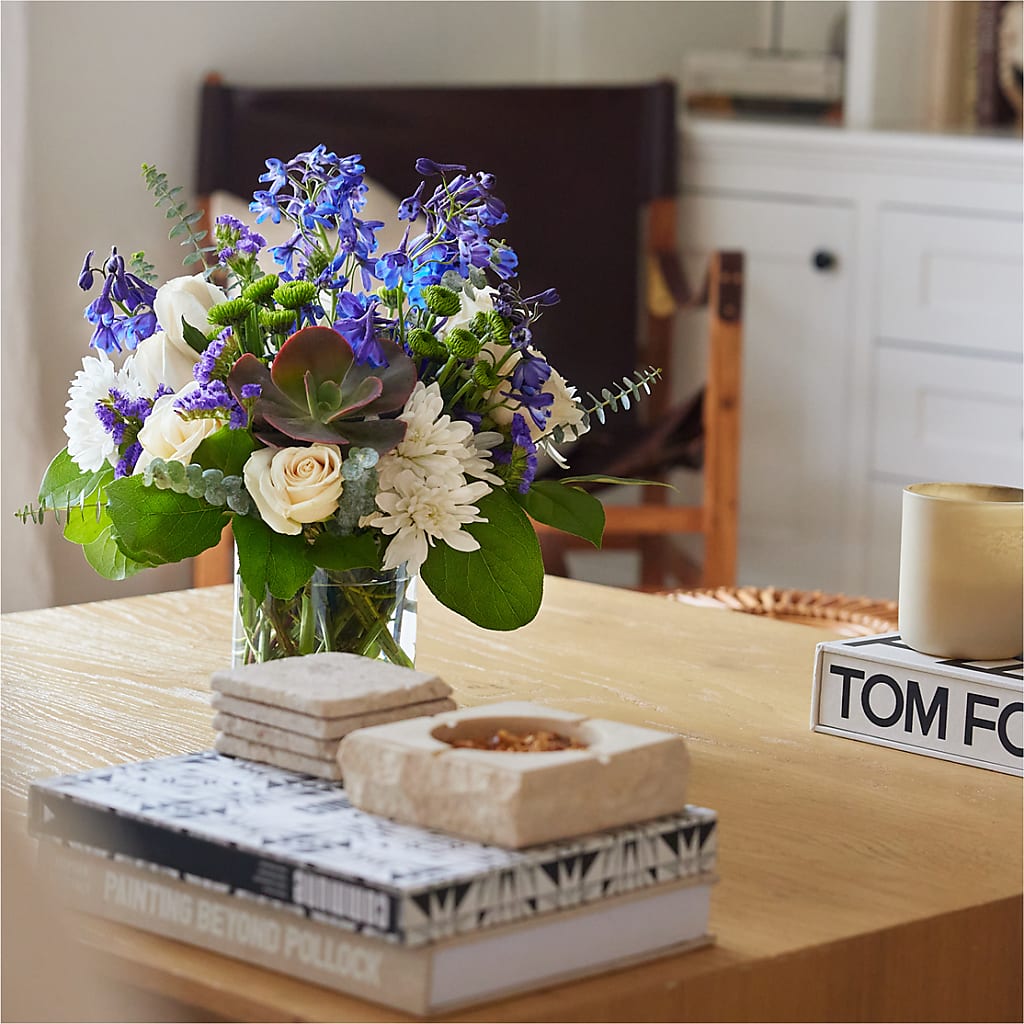 Cerulean Waves Bouquet – BLOOM & CO, Gulfport FL
