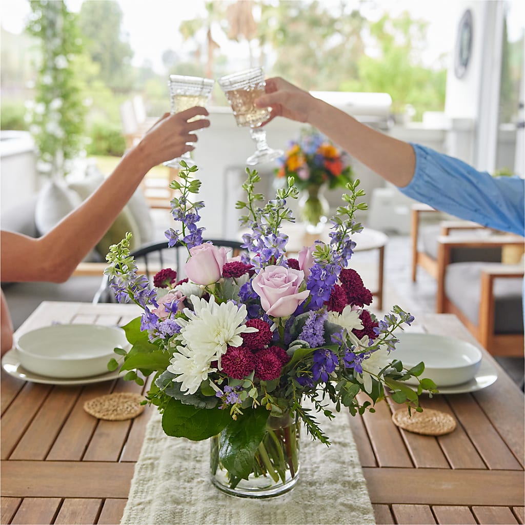 Violet Frost Bouquet – BLOOM & CO, Gulfport FL