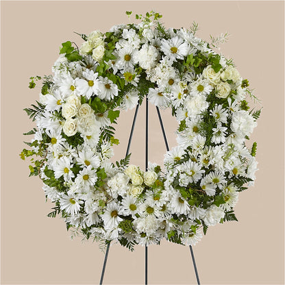 Faithful Wishes Wreath – BLOOM & CO, Gulfport FL