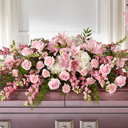 Life & Remembrance Casket Spray – BLOOM & CO, Gulfport FL