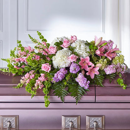 Life's Gratitude Casket Spray – BLOOM & CO, Gulfport FL