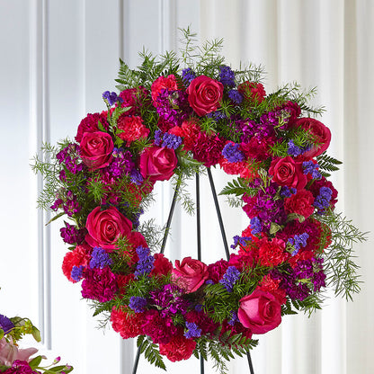 Calming Colors Wreath – BLOOM & CO, Gulfport FL