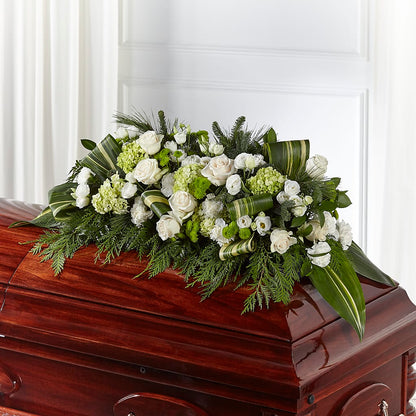 Hopeful Gesture Casket Spray – BLOOM & CO, Gulfport FL