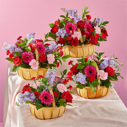 Pink Picnic Basket – BLOOM & CO, Gulfport FL