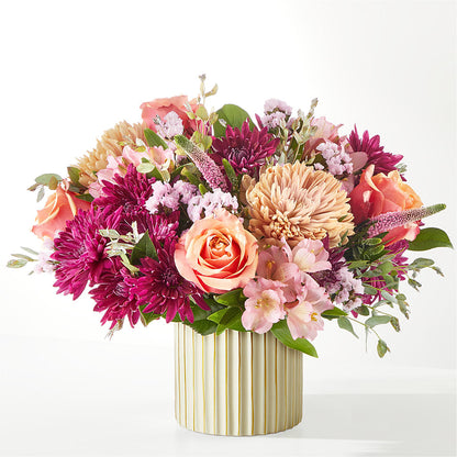 Berry Cobbler Bouquet with Ivory Vase – BLOOM & CO, Gulfport FL