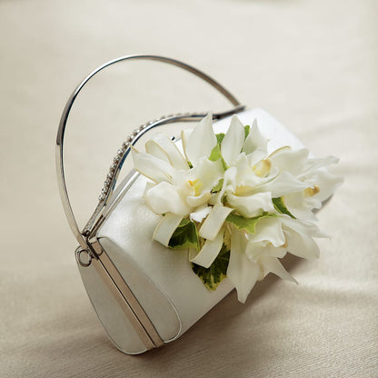 White Purse Decor – BLOOM & CO, Gulfport FL
